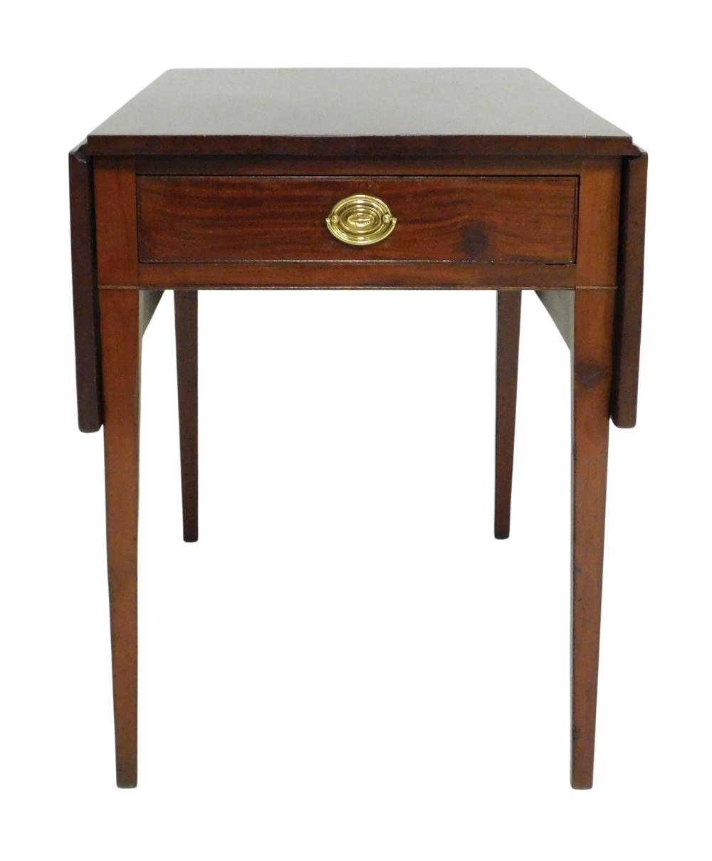 PEMBROKE TABLE, 19TH C.,