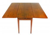 PEMBROKE TABLE, 19TH C., OBLON