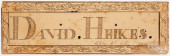 PEN AND INK FRAKTUR BOOKMARK<b