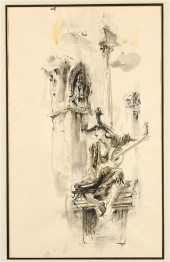 Pen and ink wash by Jaroslav G