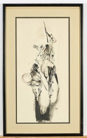 Pen and ink wash by Jaroslav G