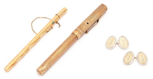 PEN, CYLINDER, & CUFFLINKS