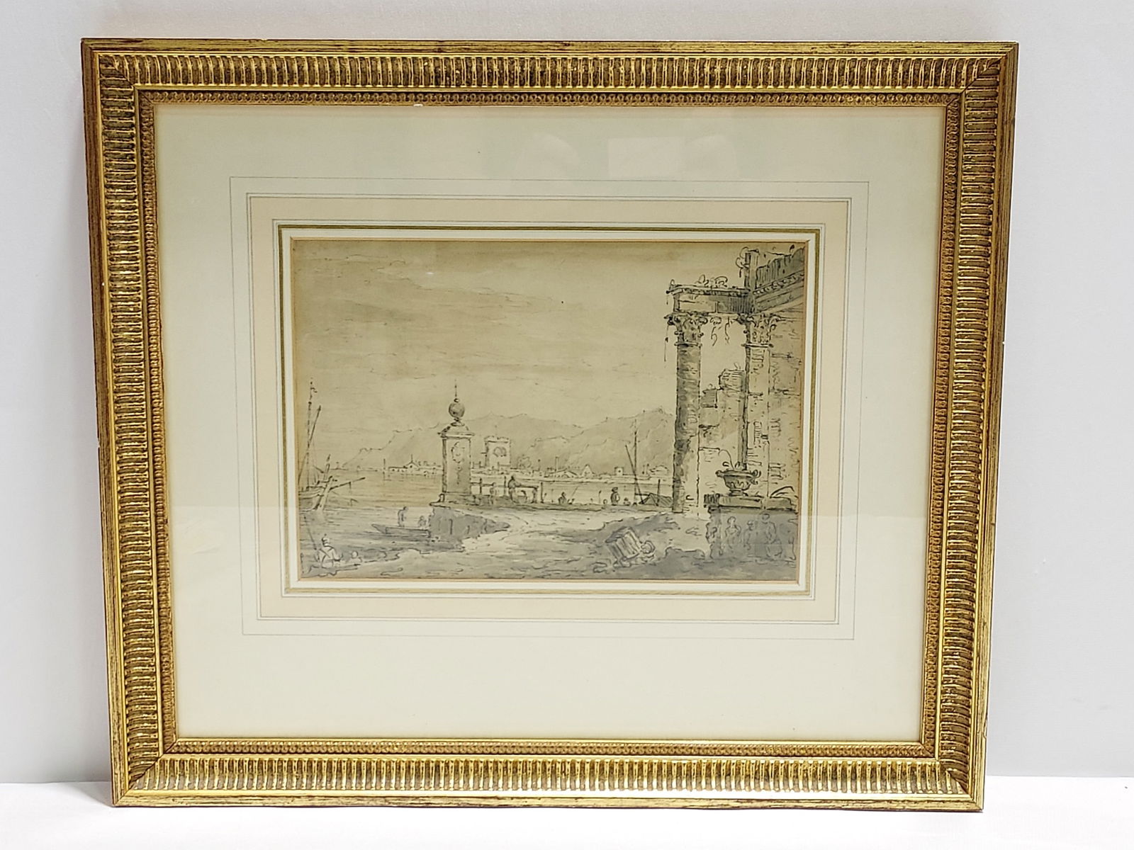 PEN & INK DRAWING BY K.I. PARKER,