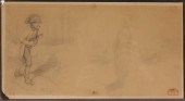 PENCIL DRAWING - French depict