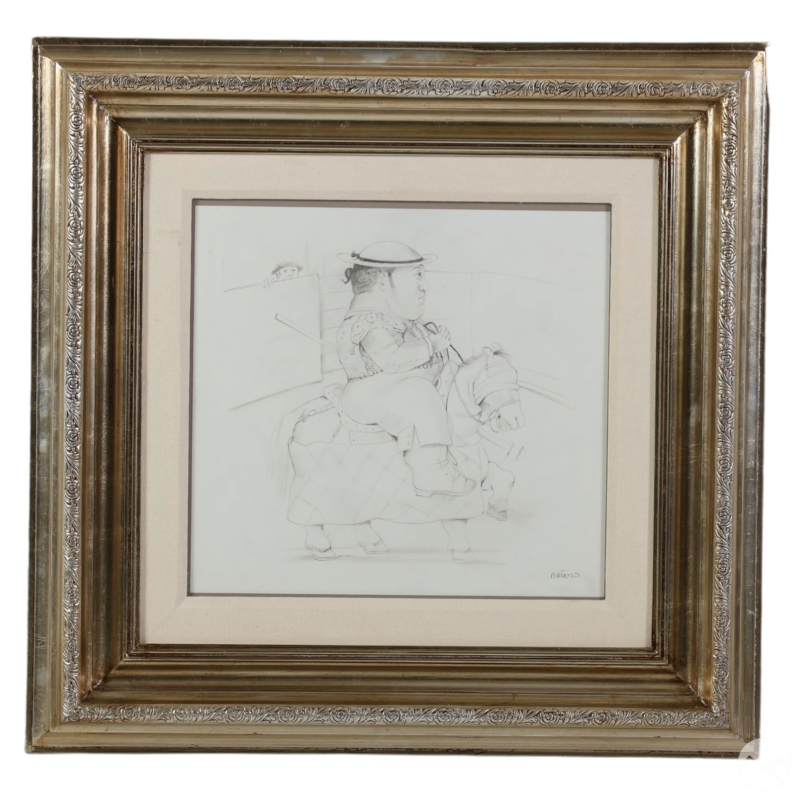 PENCIL DRAWING OF A MALE BULL