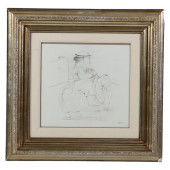 PENCIL DRAWING OF A MALE BULL