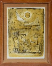 PENCIL SIGNED LITHOGRAPH BY ZA
