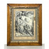 Pencil Signed LUCIEN JONAS att