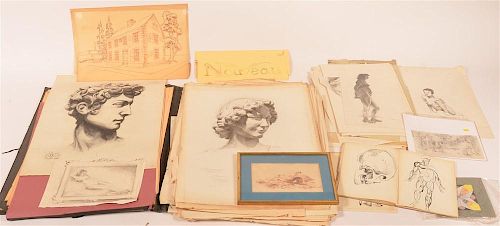 PENCIL SKETCHES AND DRAWINGS BY