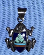 PENDANT - FROG BY ERWIN HUSKIE