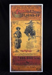 PENDLETON ROUND-UP POSTER BY B