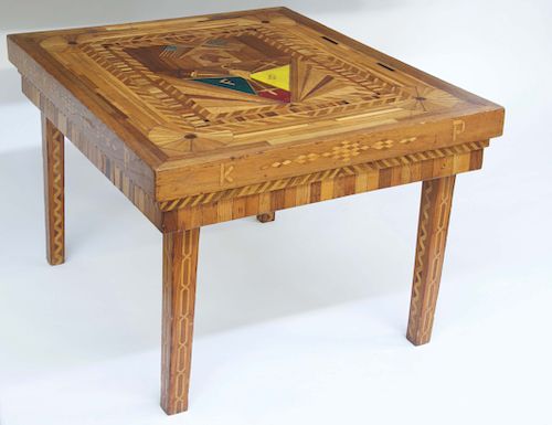 PENITENTIARY FOLK ART MULTI-WOOD