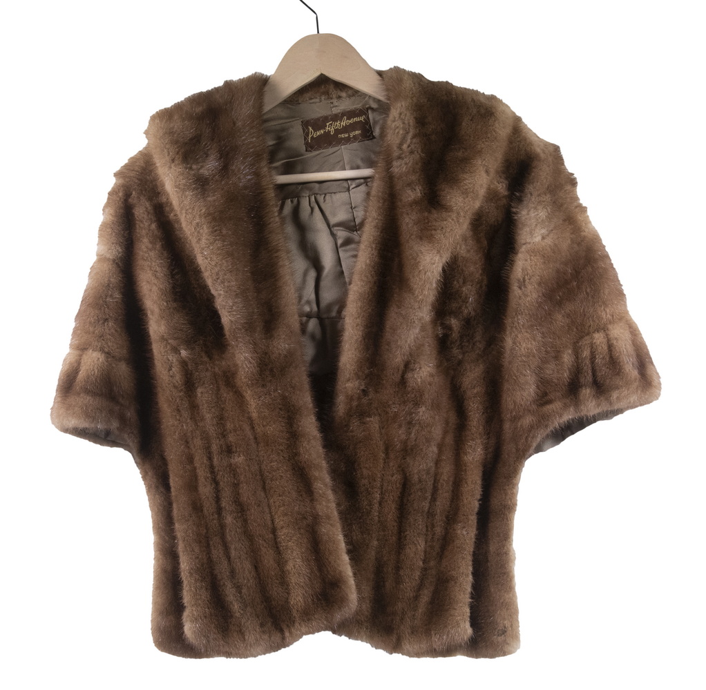 PENN FIFTH AVENUE NY MINK STOLE
