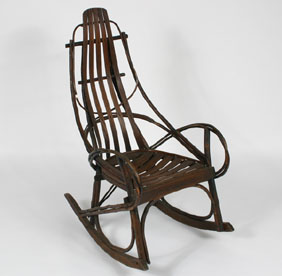 Penn twig rocker with formed seat