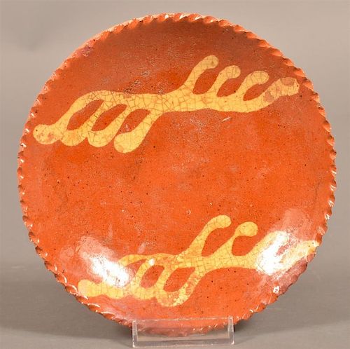 PENNSYLVANIA 19TH CENTURY REDWARE