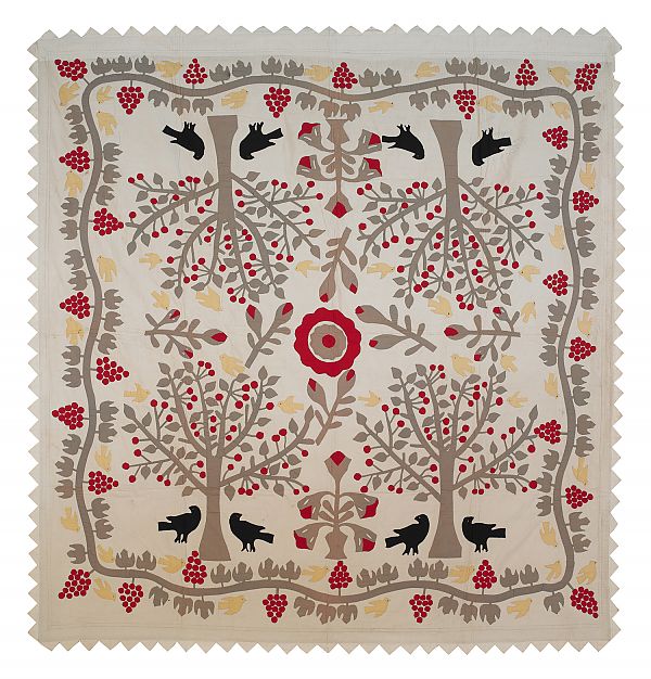 Pennsylvania appliqué quilt 19th c.