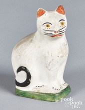 PENNSYLVANIA CHALKWARE CAT, 19