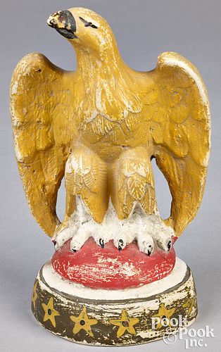 PENNSYLVANIA CHALKWARE EAGLE,