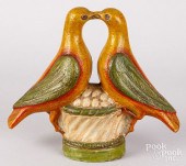 PENNSYLVANIA CHALKWARE GARNITU