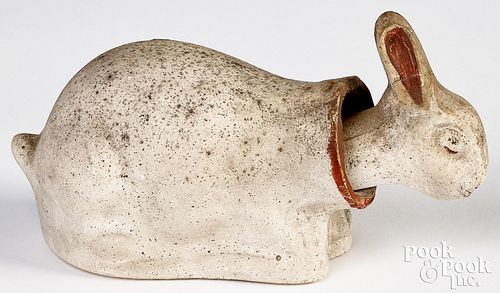 PENNSYLVANIA CHALKWARE RABBIT