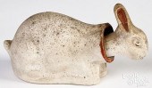 PENNSYLVANIA CHALKWARE RABBIT