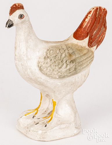 PENNSYLVANIA CHALKWARE ROOSTER
