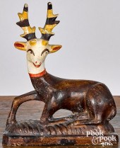 PENNSYLVANIA CHALKWARE STAG, 1