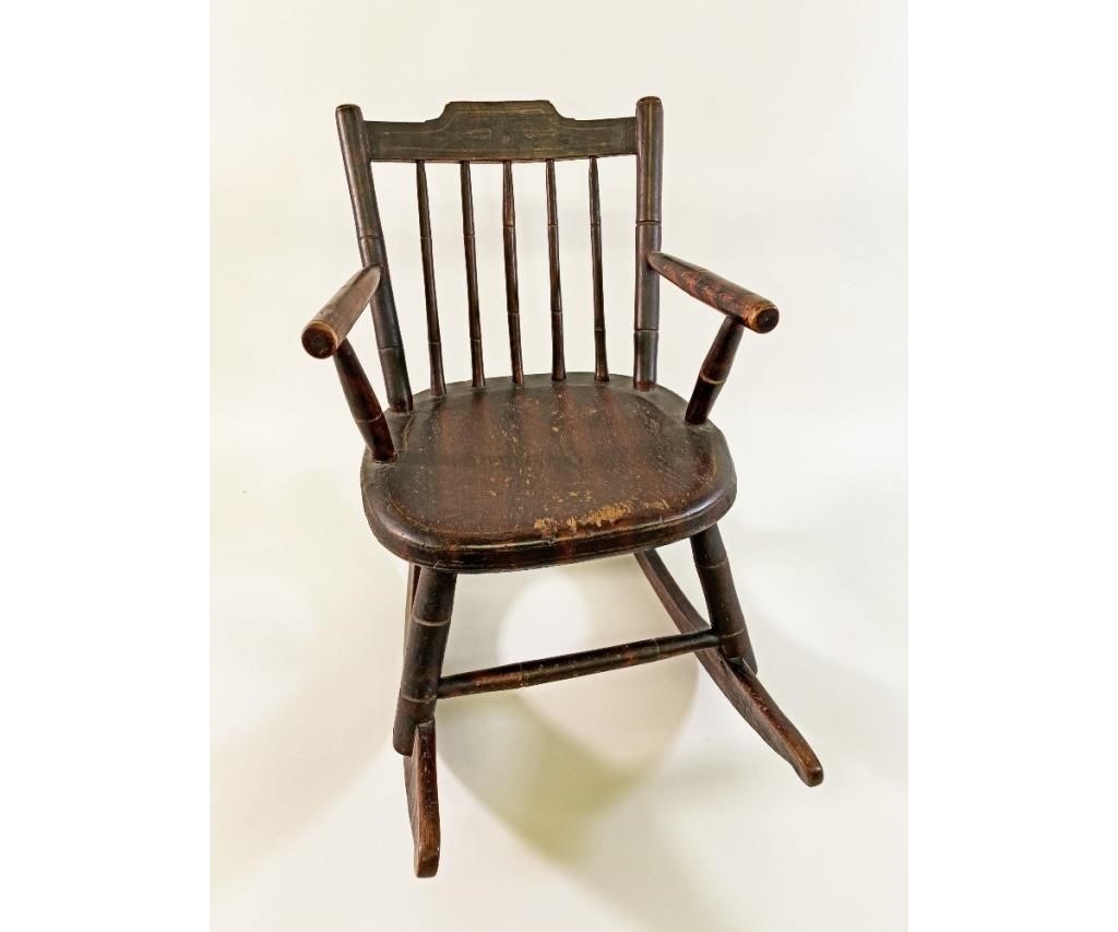 Pennsylvania childs Windsor rocker,