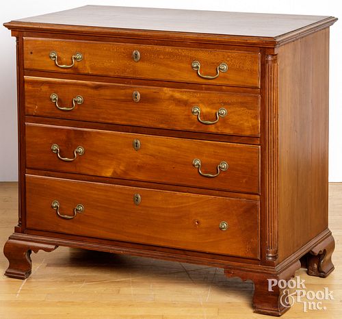 PENNSYLVANIA CHIPPENDALE CHERRY