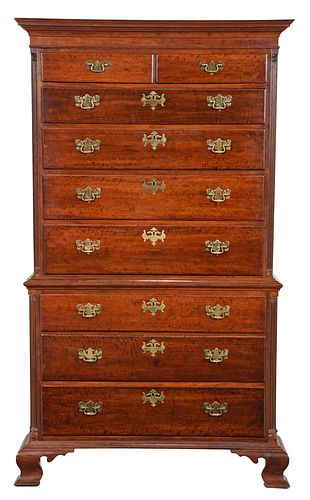 PENNSYLVANIA CHIPPENDALE CHERRY