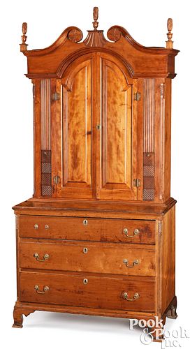 PENNSYLVANIA CHIPPENDALE CHERRY