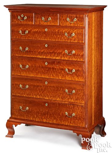 PENNSYLVANIA CHIPPENDALE CHERRY
