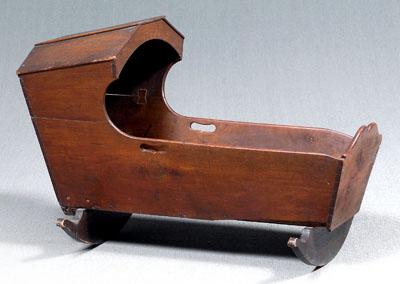 Pennsylvania Chippendale cradle,