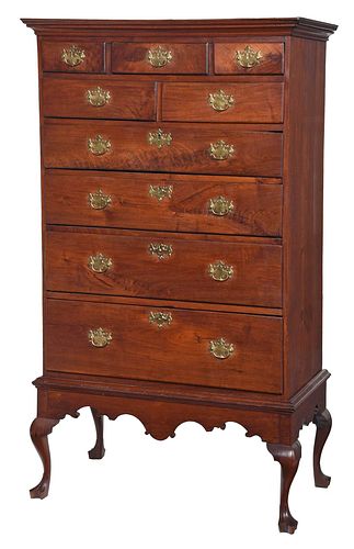 PENNSYLVANIA CHIPPENDALE FIGURED