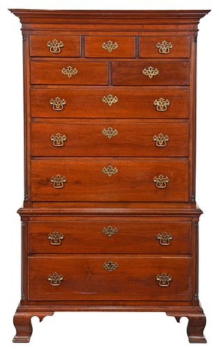PENNSYLVANIA CHIPPENDALE FIGURED