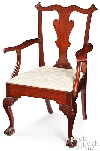 PENNSYLVANIA CHIPPENDALE MAHOGANY