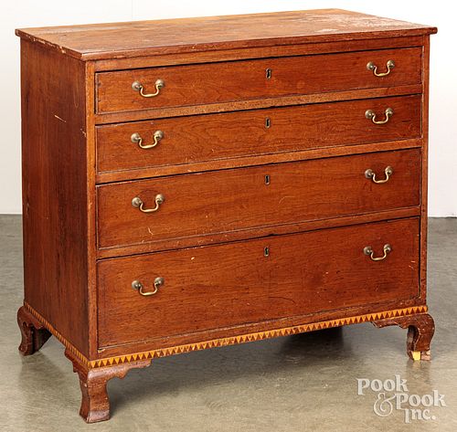PENNSYLVANIA CHIPPENDALE WALNUT