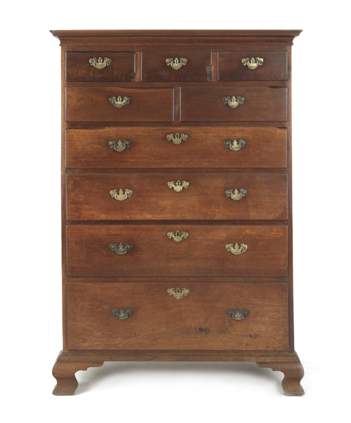 Pennsylvania Chippendale walnut