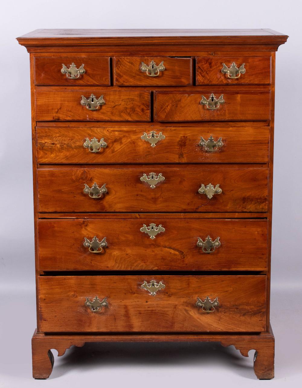 PENNSYLVANIA CHIPPENDALE WALNUT