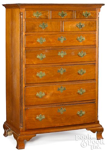 PENNSYLVANIA CHIPPENDALE WALNUT