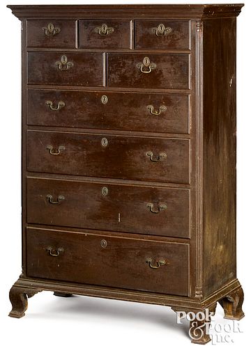PENNSYLVANIA CHIPPENDALE WALNUT