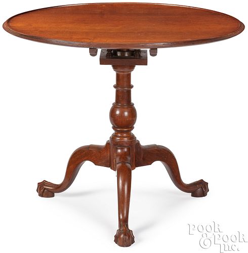 PENNSYLVANIA CHIPPENDALE WALNUT TEA