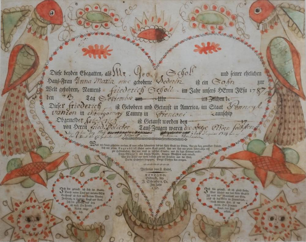 PENNSYLVANIA DUTCH 18TH CENTURY