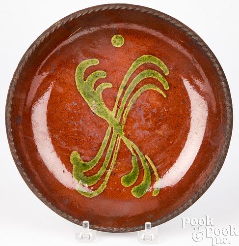 PENNSYLVANIA EARTHENWARE PLATE, MID