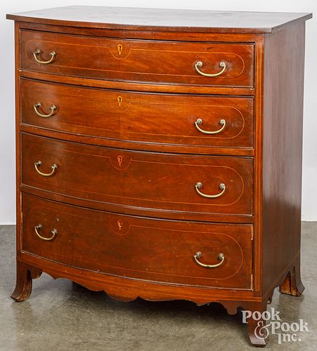 PENNSYLVANIA FEDERAL BOWFRONT CHEST