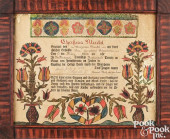 PENNSYLVANIA FRAKTUR BIRTH CER