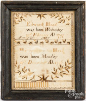 PENNSYLVANIA FRAKTUR BIRTH CER