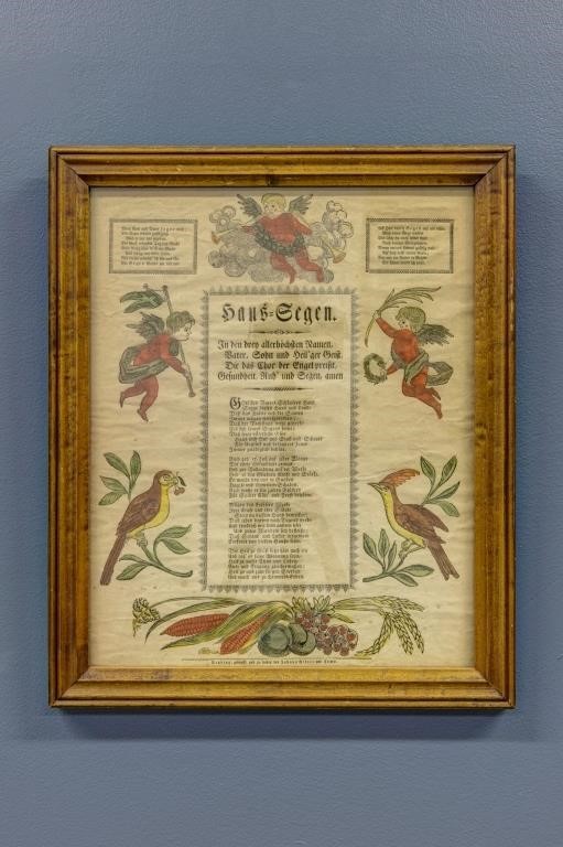 Pennsylvania German printed and