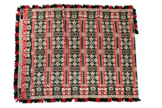 PENNSYLVANIA JACQUARD COVERLET. 