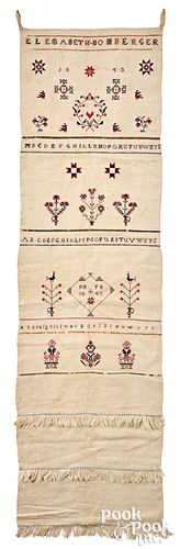 PENNSYLVANIA LINEN EMBROIDERED HAND